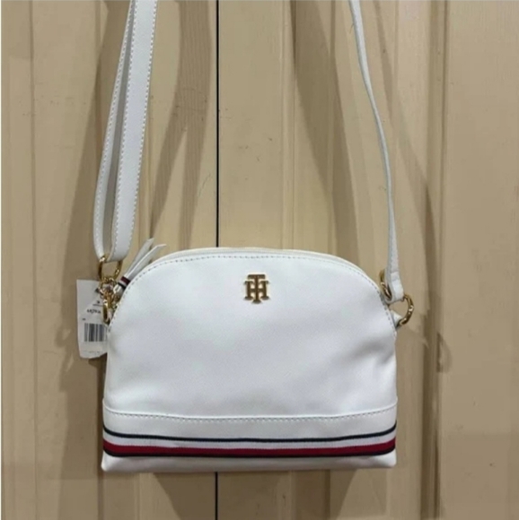 Brand NEW! Tommy Hilfiger White Crossbody Bag - Picture 1 of 3